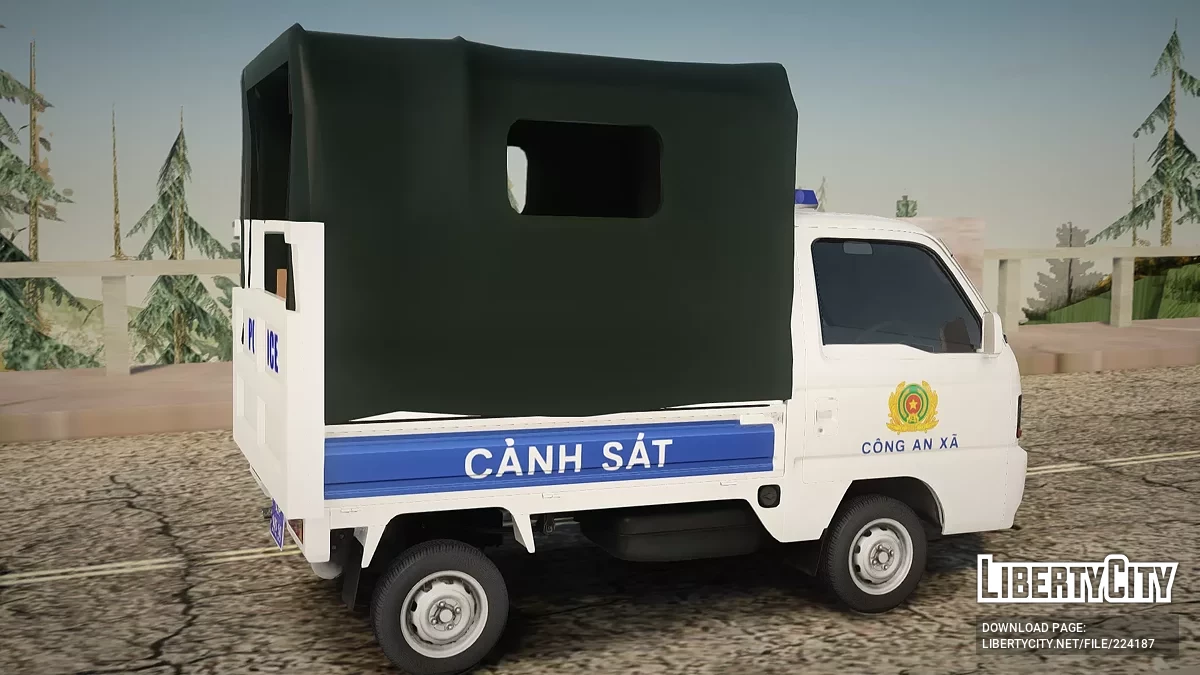 Honda Acty Mobil Polisi Komune Vietnam / GTA San Andreas