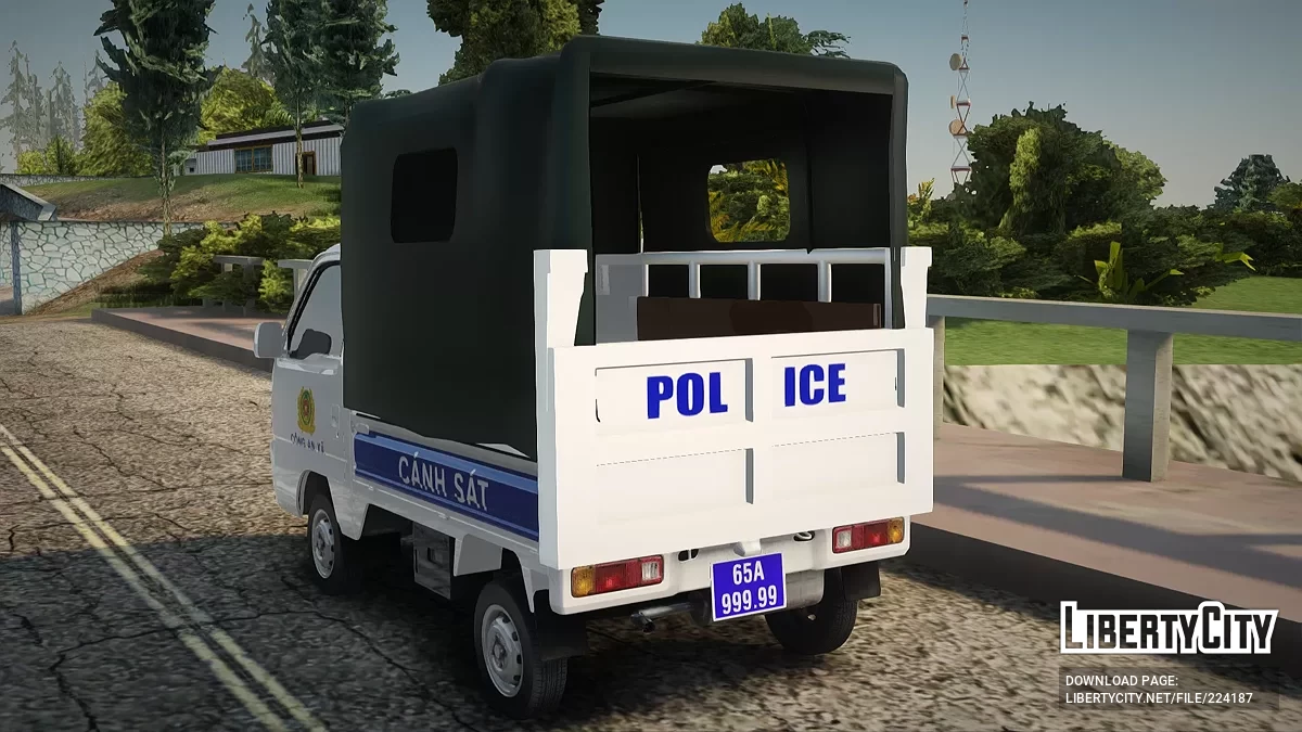 Honda Acty Mobil Polisi Komune Vietnam / GTA San Andreas