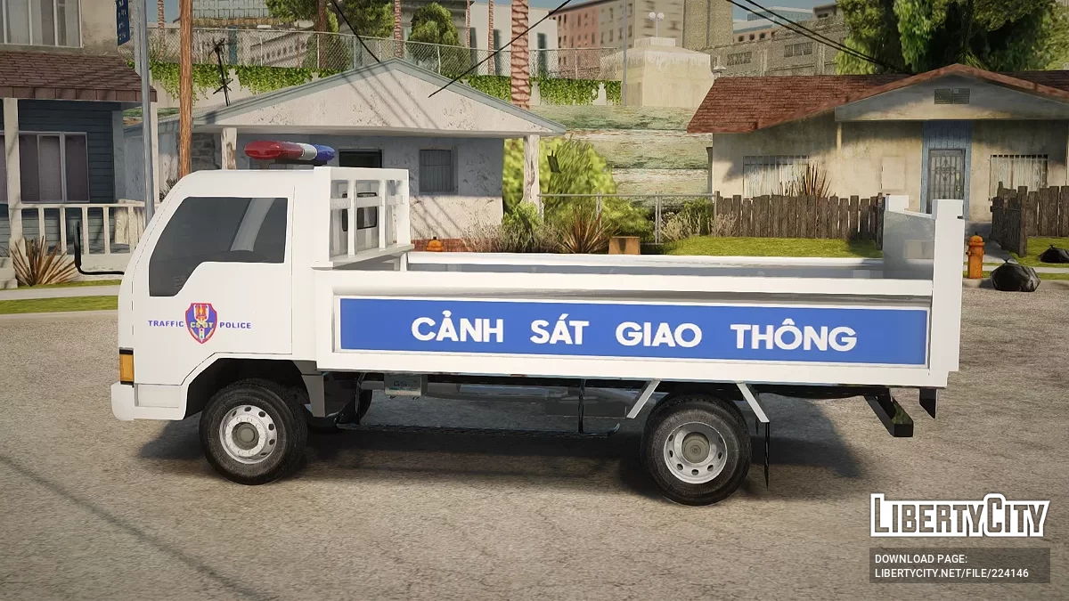 Truk Polisi Lalu Lintas Vietnam Mitsubishi Fuso Canter / GTA San Andreas