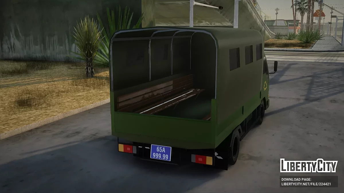 Mitsubishi Fuso Canter Truk Polisi Mobile Vietnam / GTA San Andreas
