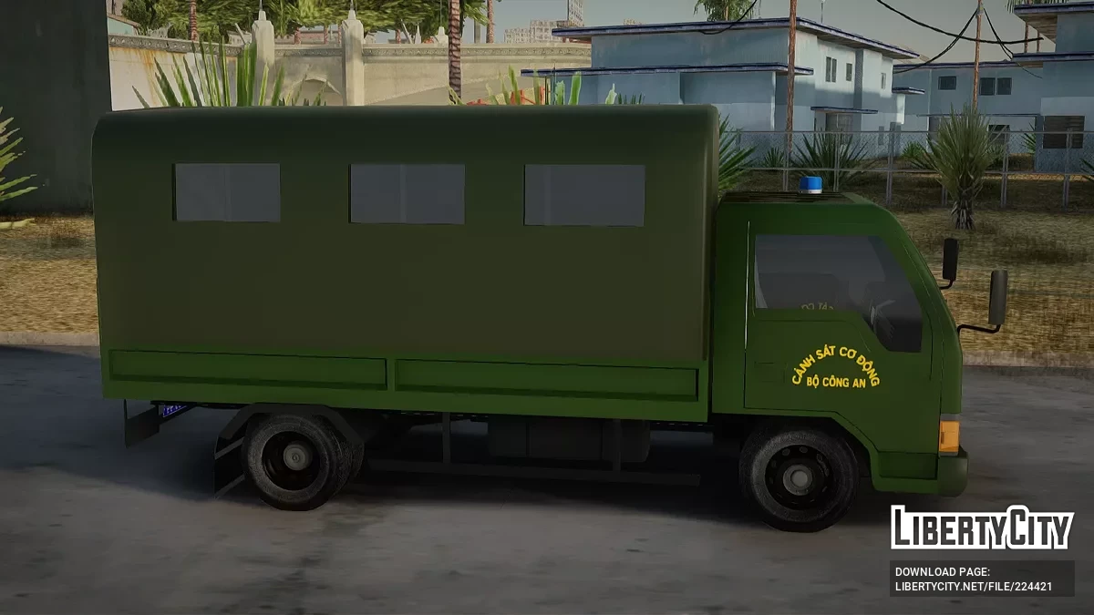 Mitsubishi Fuso Canter Truk Polisi Mobile Vietnam / GTA San Andreas