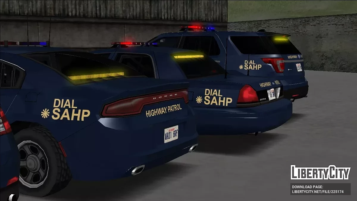 NHP Vehicle Pack [Ford CVPI, Dodge Charger, Ford Taurus, Ford Explorer | ELM] / جي تي إيه سان أندرياس