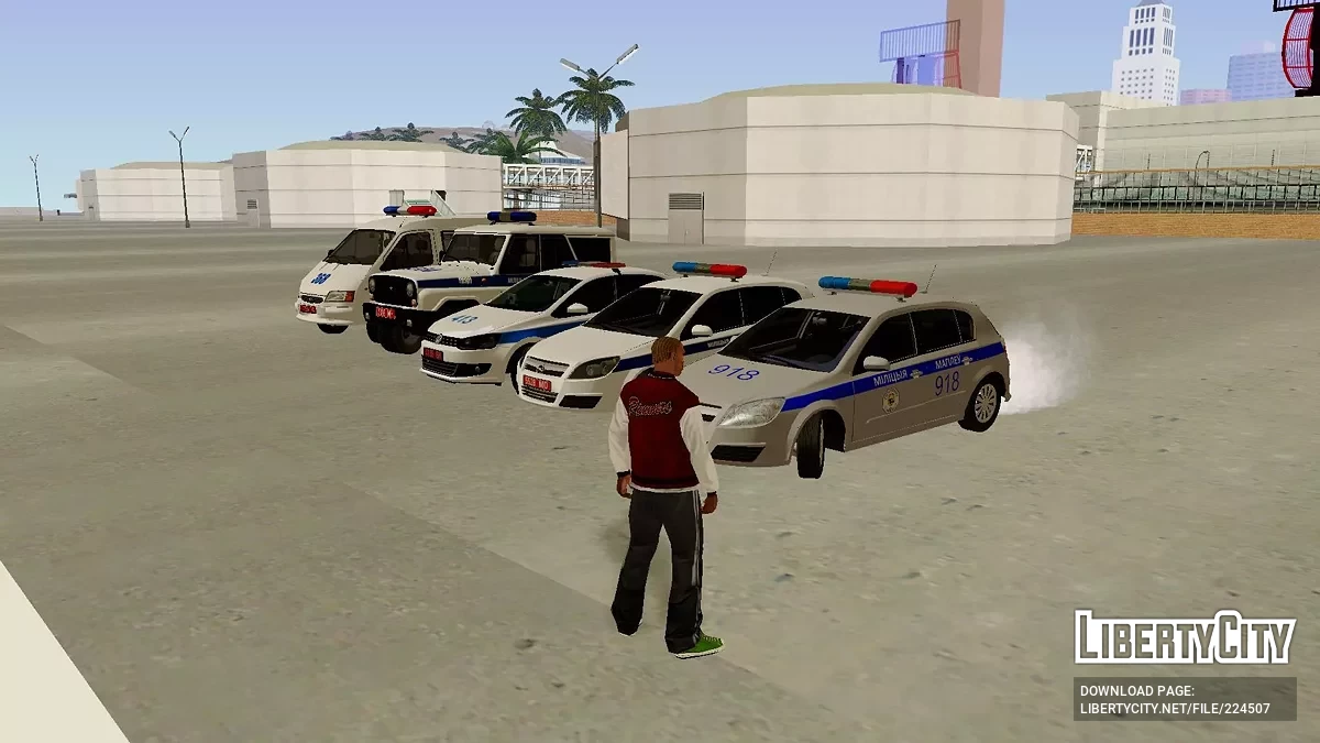 Pak Mobil Milisi Belarusia / GTA San Andreas