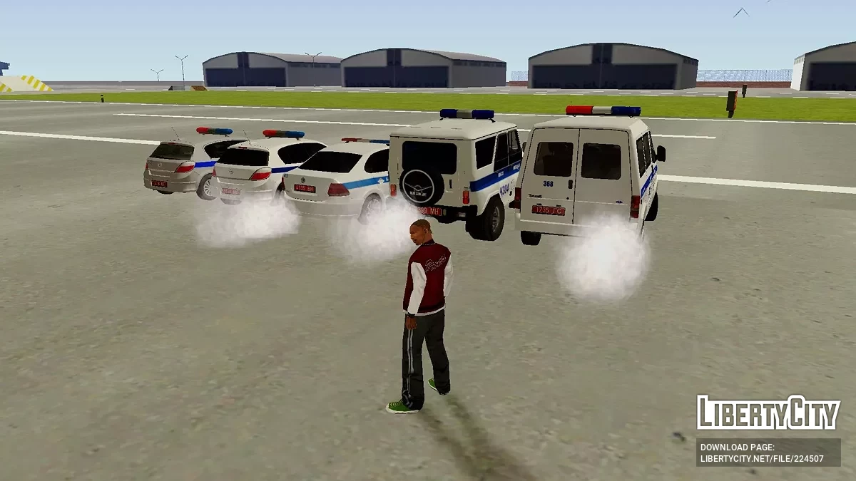 Pak Mobil Milisi Belarusia / GTA San Andreas