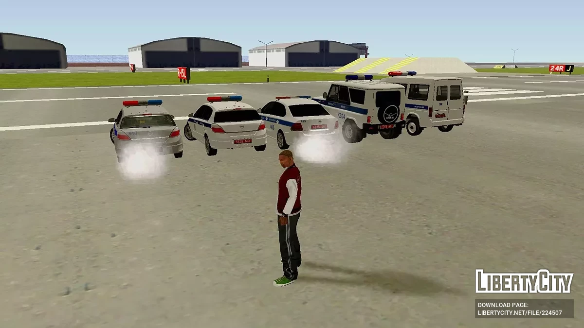 Pak Mobil Milisi Belarusia / GTA San Andreas