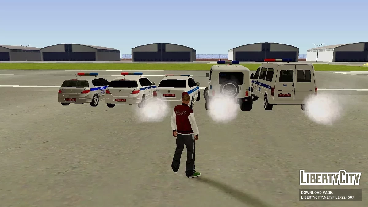 Pak Mobil Milisi Belarusia / GTA San Andreas