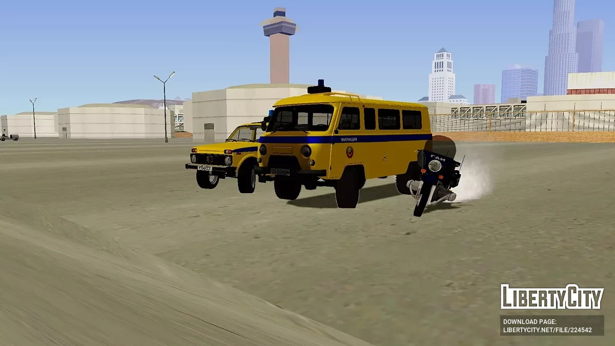 Pak Mobil Milisi USSR / GTA San Andreas