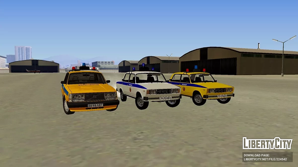 Pak Mobil Milisi USSR / GTA San Andreas