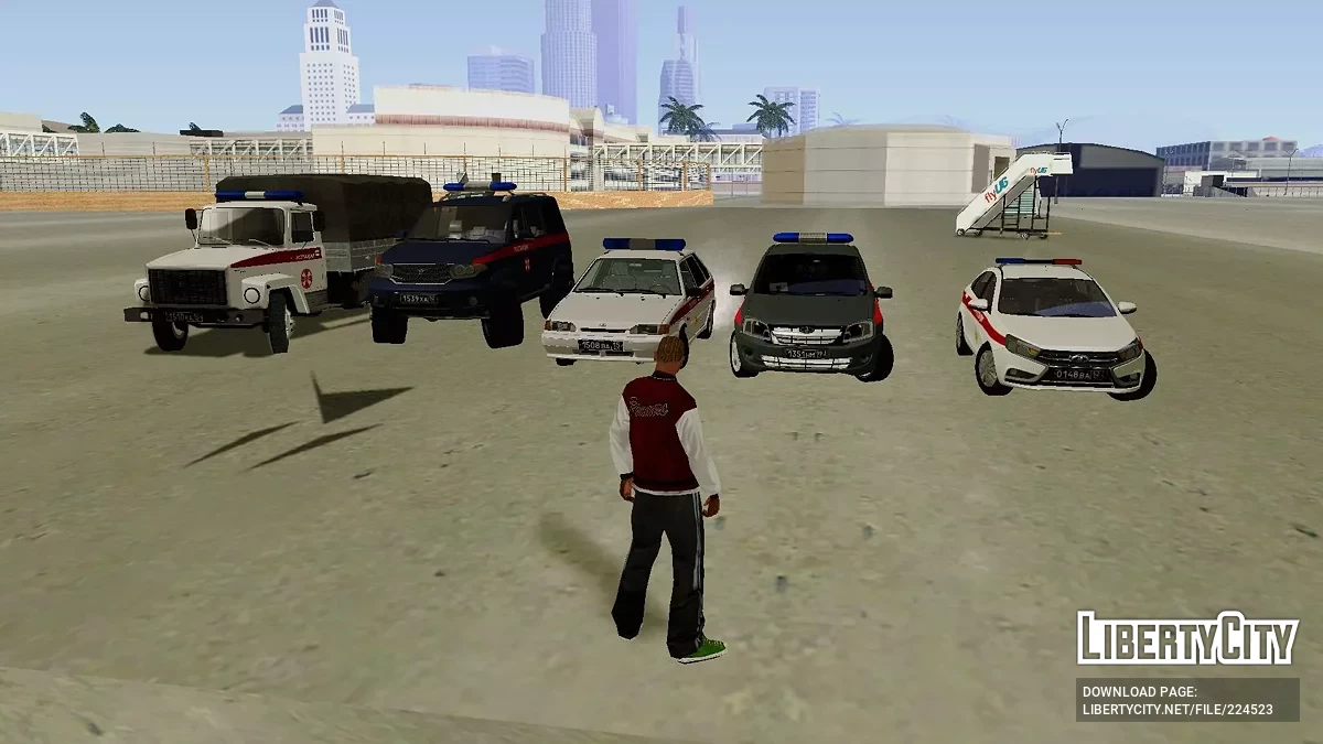 Pak Mobil Garda Nasional Federasi Rusia / GTA San Andreas