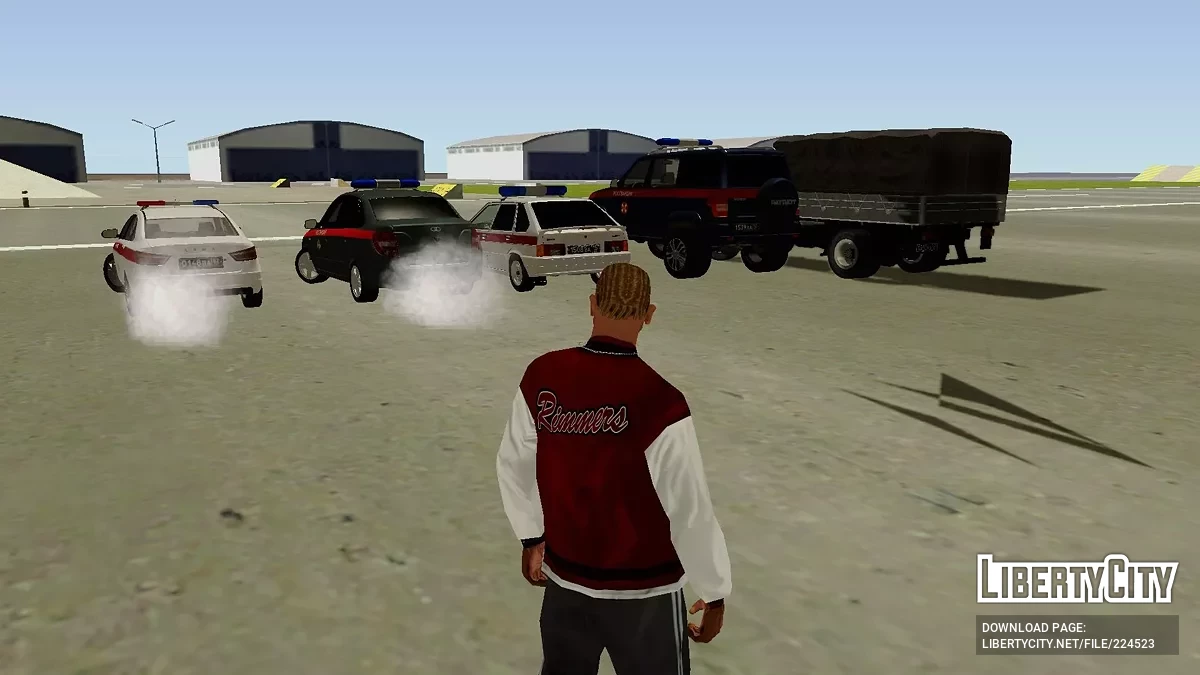Pak Mobil Garda Nasional Federasi Rusia / GTA San Andreas