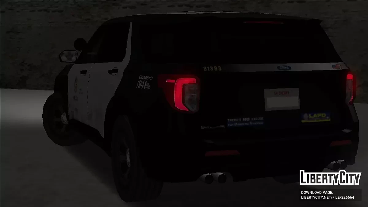 2020年福特探险者LAPD无顶警车 / GTA San Andreas