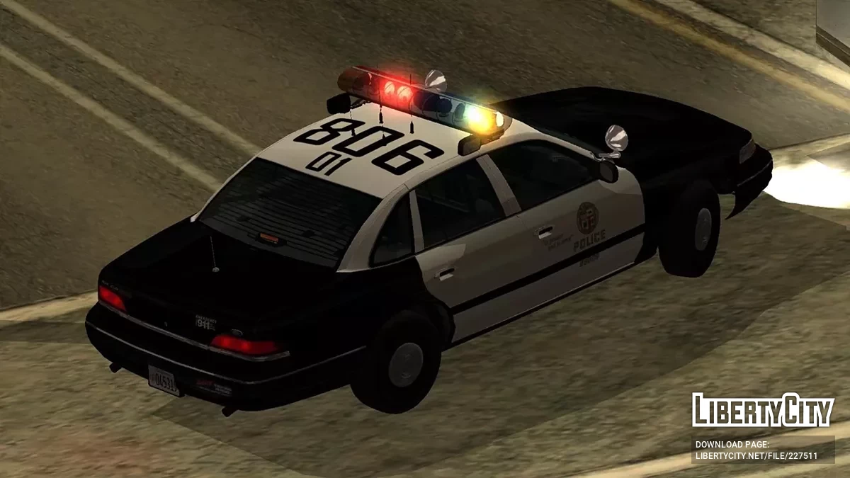 1992 CVPI LAPD Patrol Car ALB 1994 / GTA San Andreas