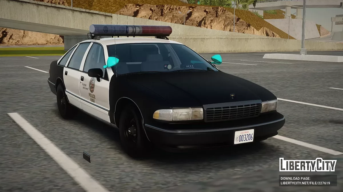 1994 Chevrolet Caprice Samochód Patrolowy LAPD / GTA San Andreas