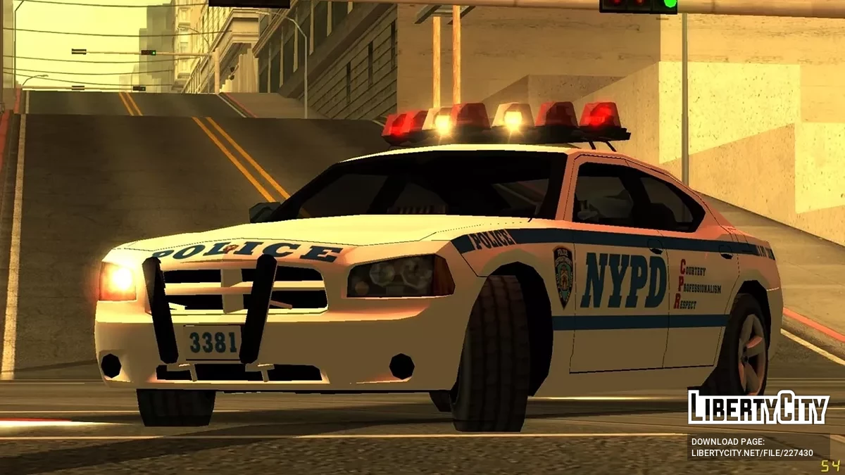 2005 Charger NYPD PCT Car VisionSL05 / GTA San Andreas