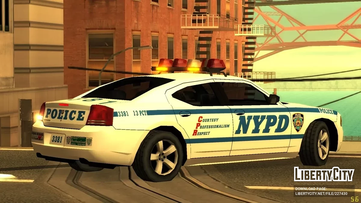 2005 Charger NYPD PCT Car VisionSL05 / GTA San Andreas