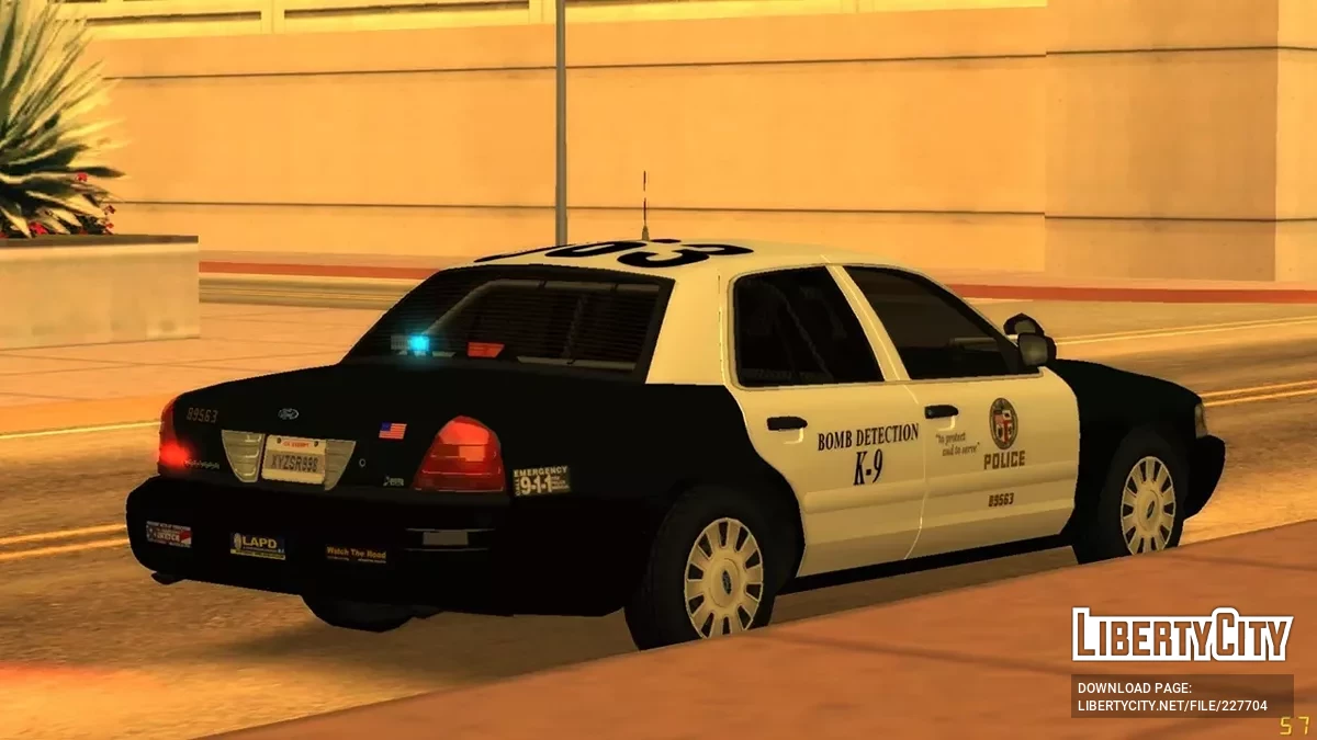 2007 CVPI LAPD Metro Slicktop / GTA San Andreas