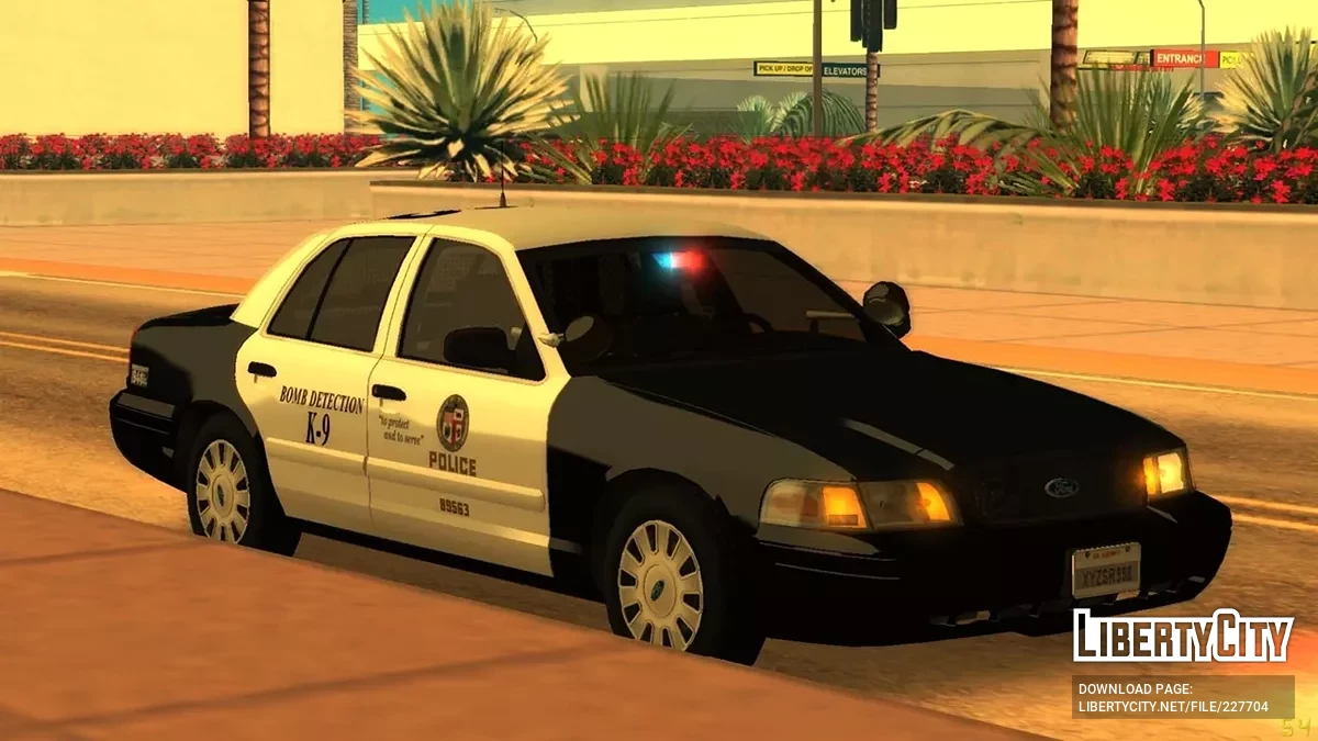 2007 CVPI LAPD Metro Slicktop / GTA San Andreas