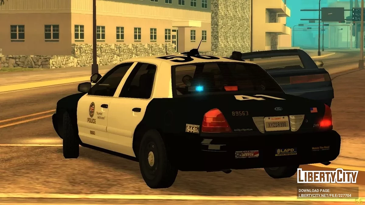 2007 CVPI LAPD Metro Slicktop / GTA San Andreas