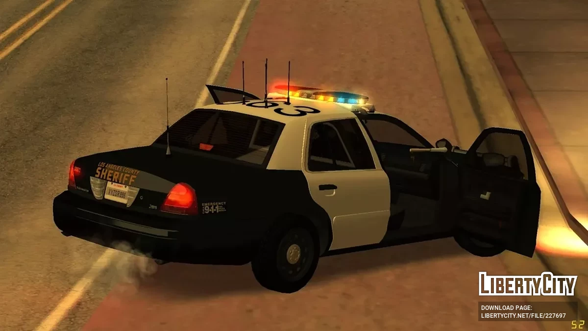 2007 CVPI LASD Патруль / GTA San Andreas
