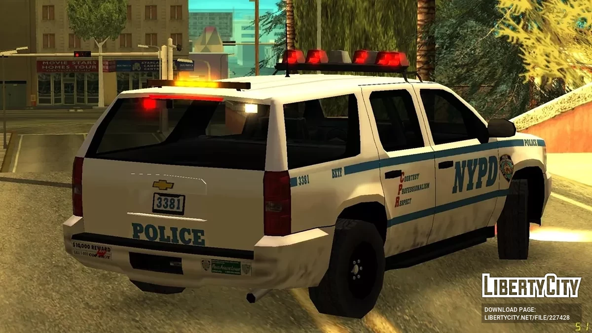 2007 Tahoe NYPD BXTF Car VisionSL05 / GTA San Andreas