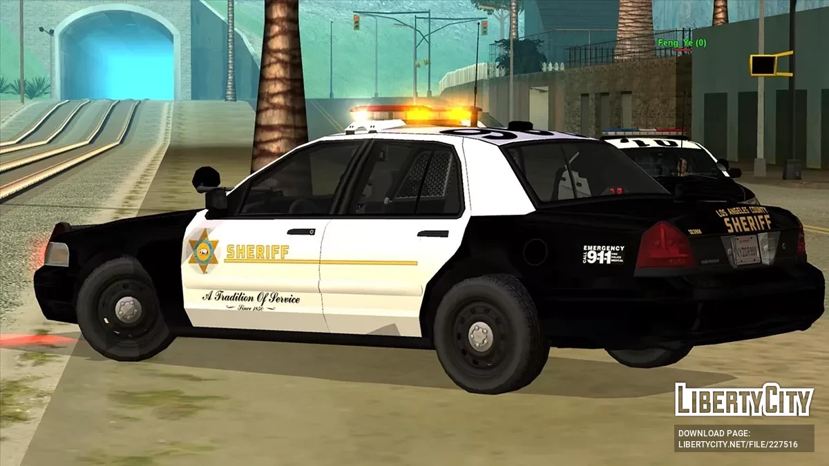 2009-2011 CVPI LAPD Patrol Car Arjent / GTA San Andreas