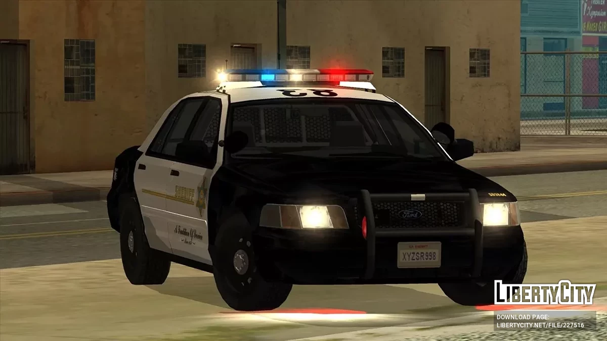 2009-2011 CVPI LAPD Patrol Car Arjent / GTA San Andreas