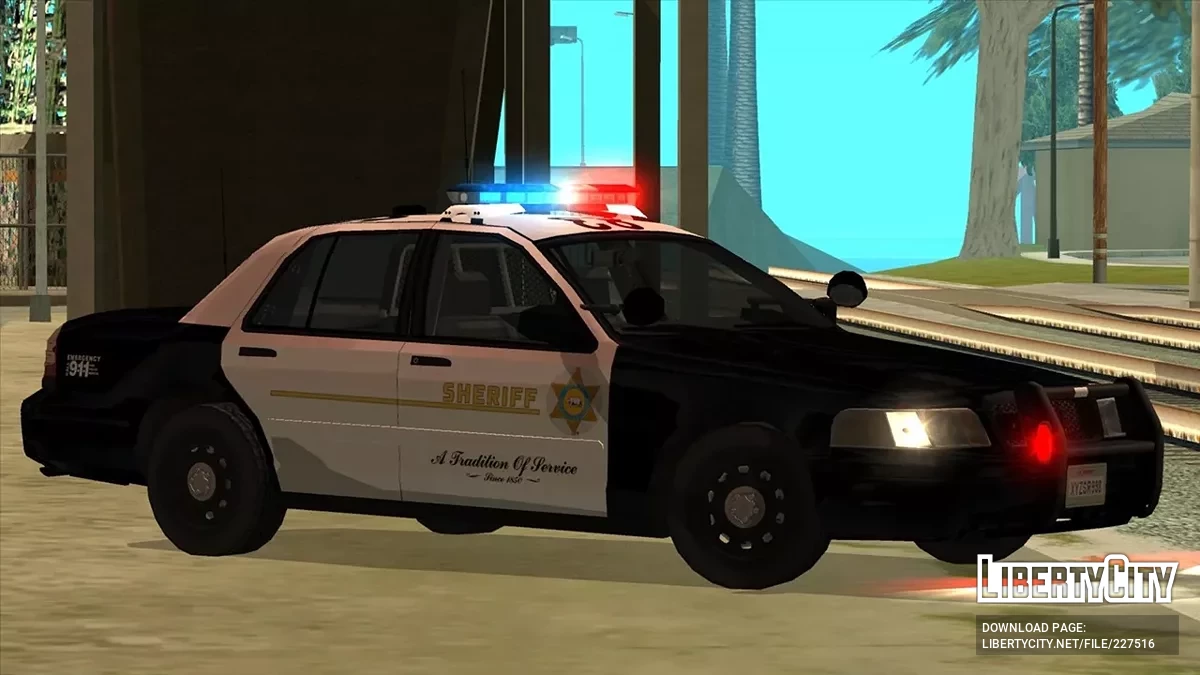 2009-2011 CVPI LAPD Patrol Car Arjent / GTA San Andreas