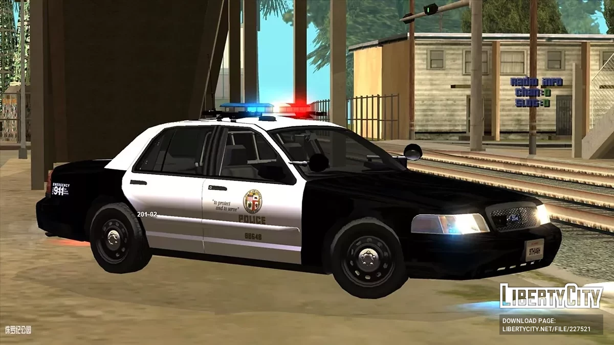 Carro de Patrulha CVPI LAPD Arjent de 2009-2011 / GTA San Andreas
