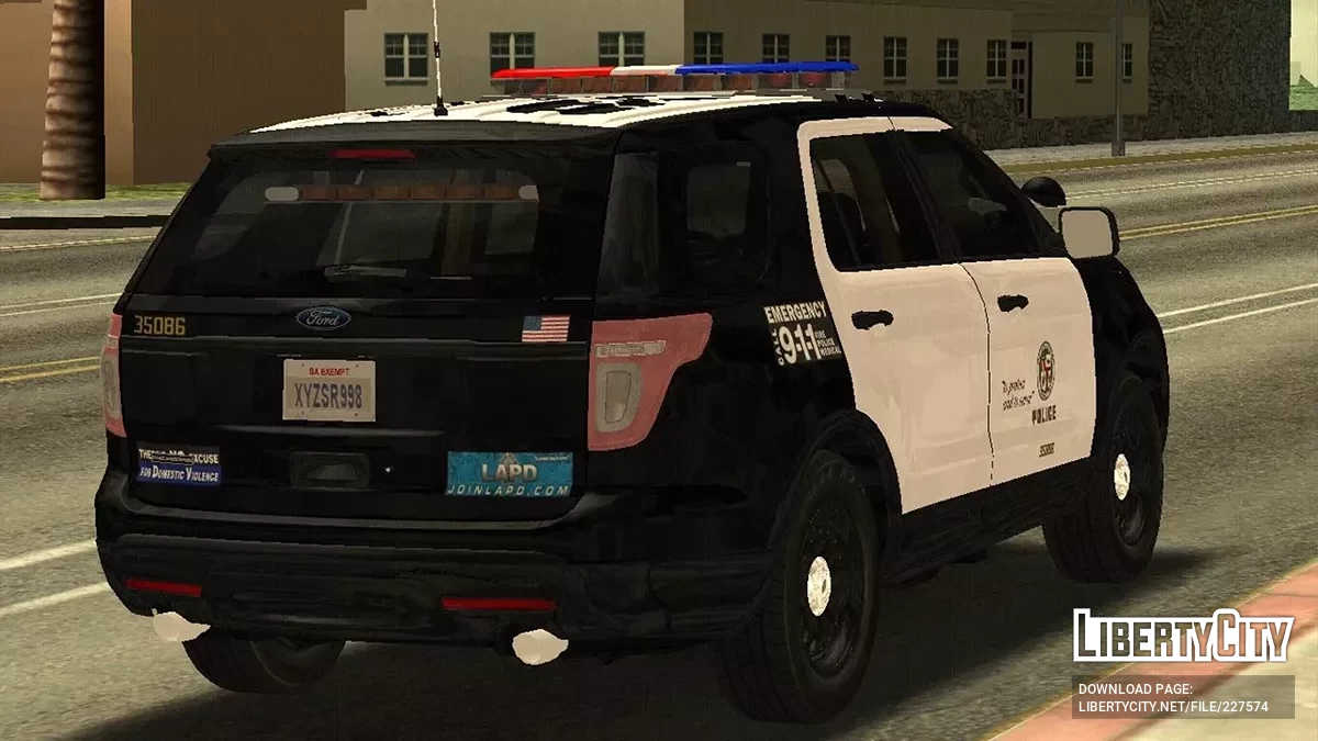 Ford Explorer LAPD 2012 / GTA San Andreas