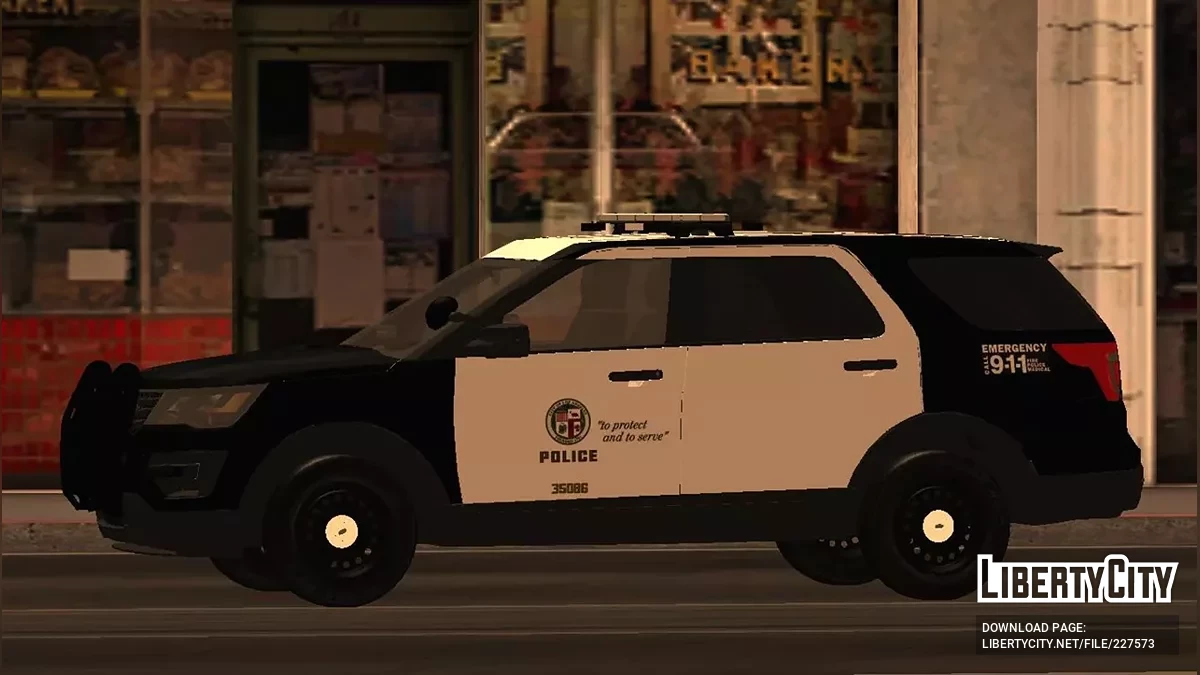 Ford Explorer LAPD 2016 / GTA San Andreas