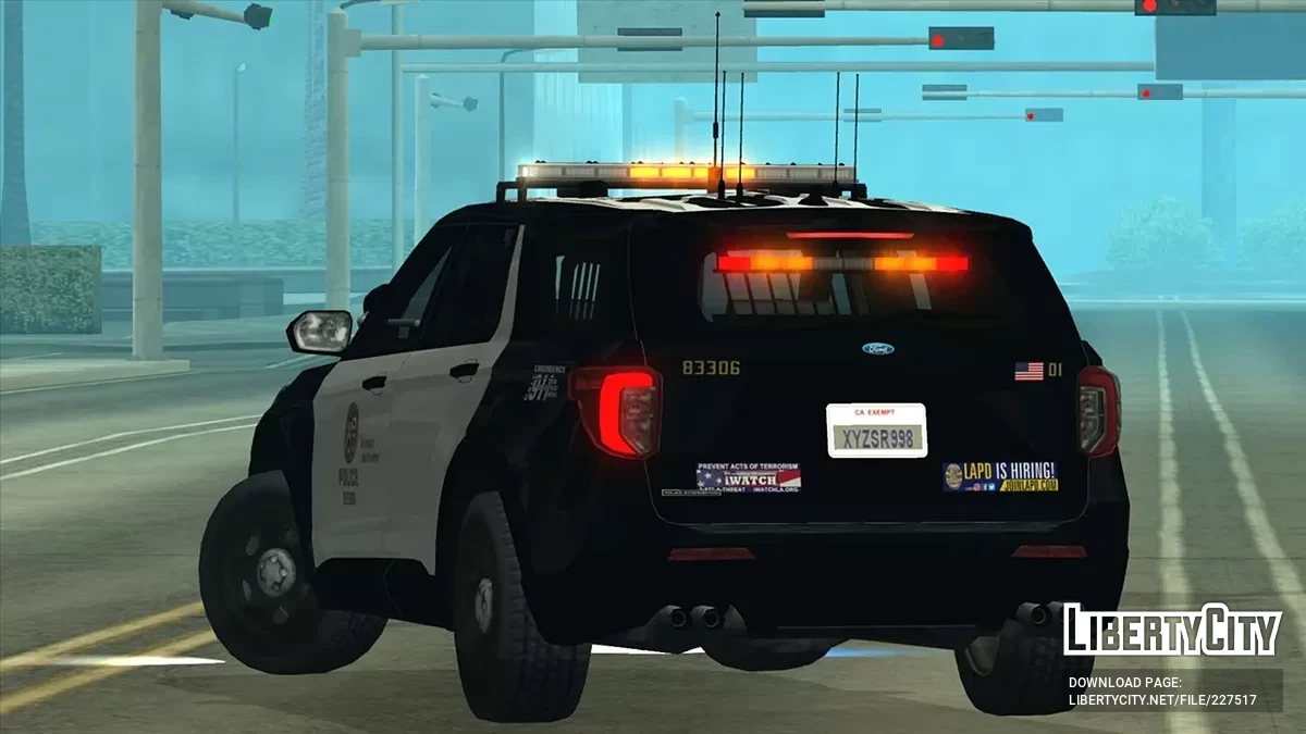 Mobil Patroli LAPD 2020 FPIU Valor / GTA San Andreas