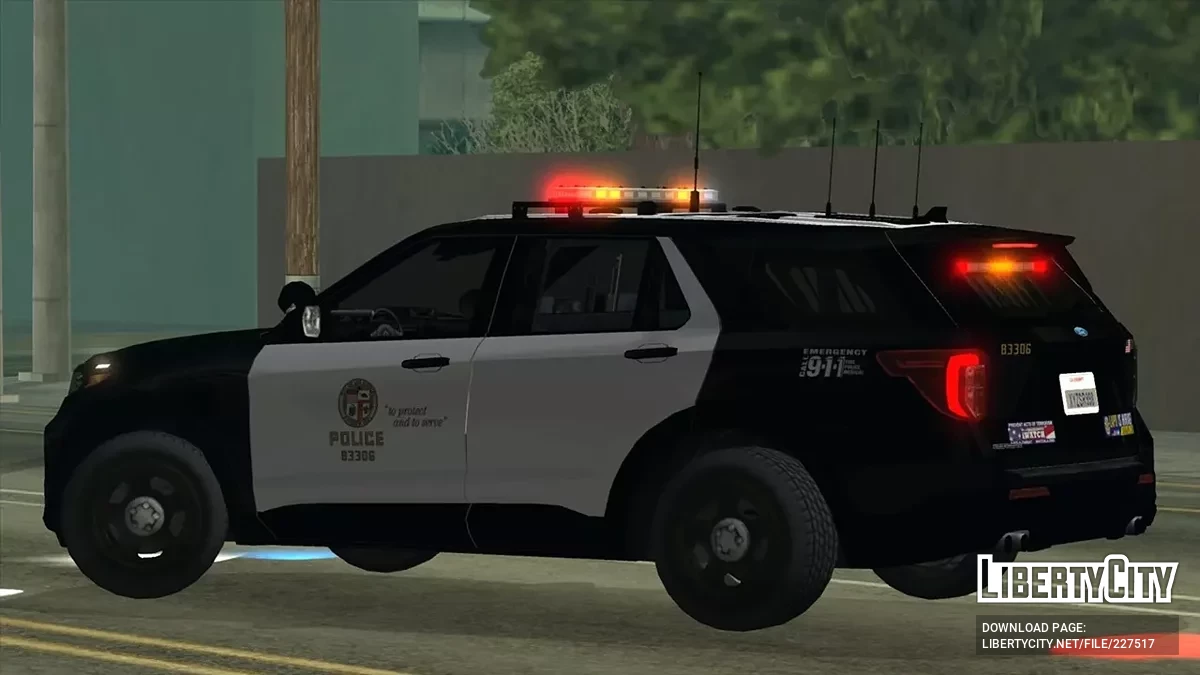 Mobil Patroli LAPD 2020 FPIU Valor / GTA San Andreas