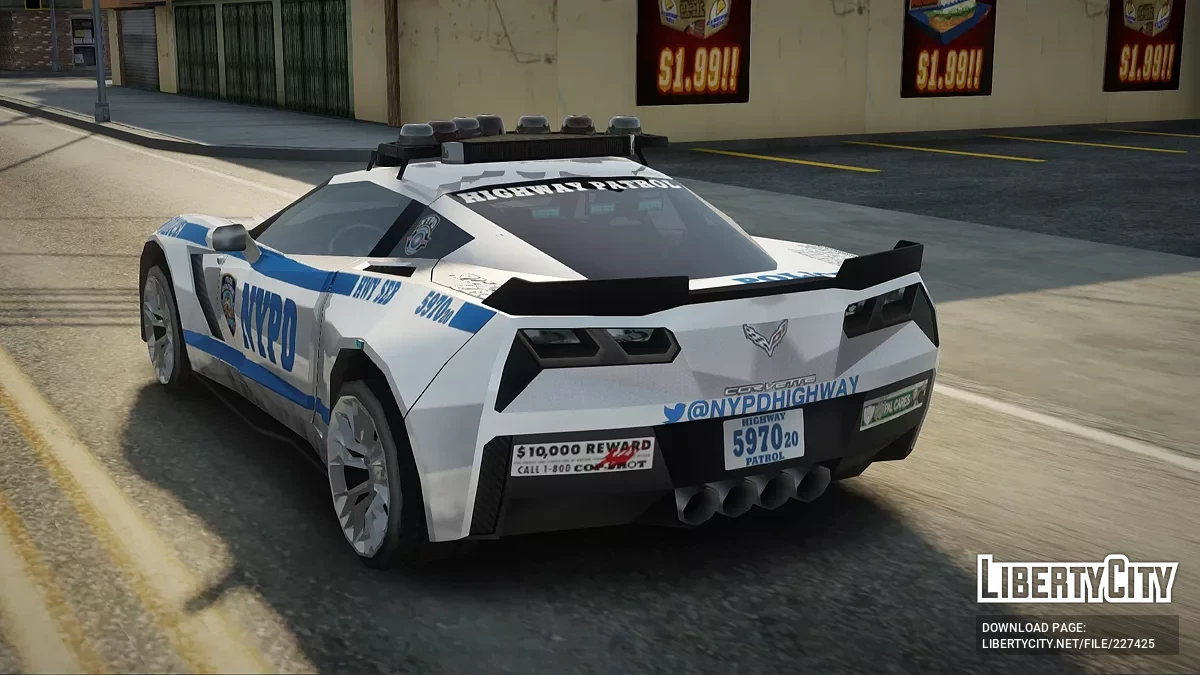 Chevrolet C7 HWY SEB Car VisionSLR / GTA San Andreas