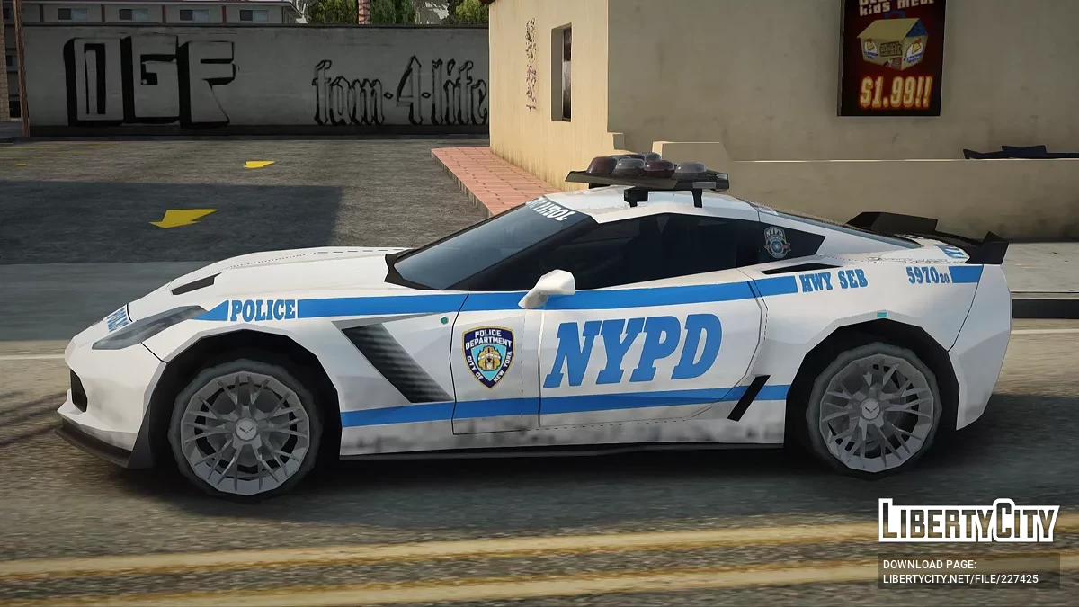 Chevrolet C7 HWY SEB Car VisionSLR / GTA San Andreas