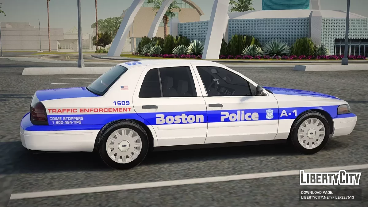 Ford Crown Victoria Boston Police A-1 Slicktop / GTA San Andreas