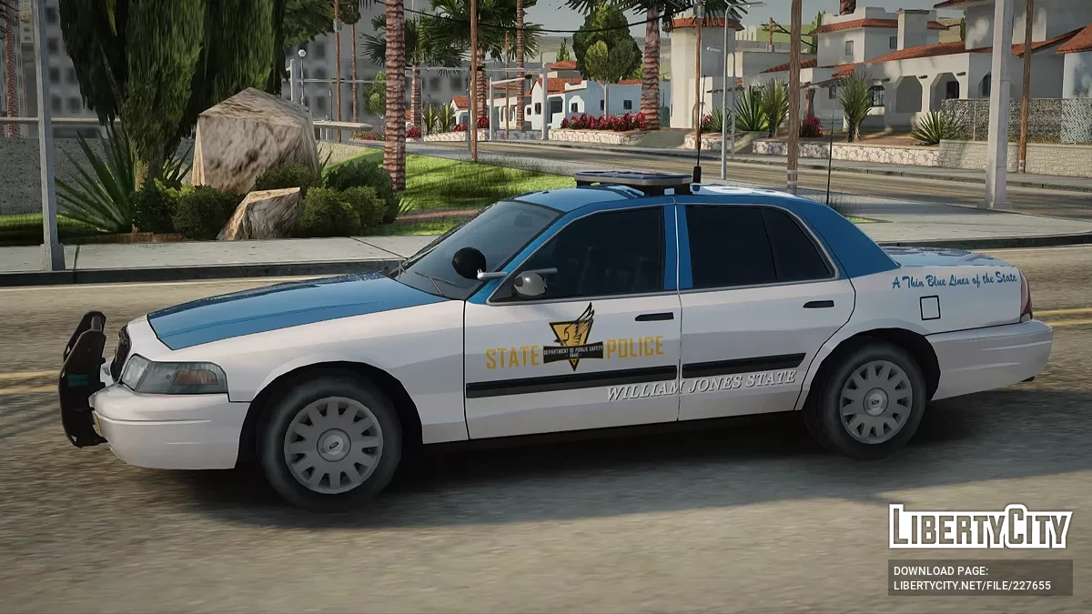 Ford Crown Victoria William Jones Policja Stanowa / GTA San Andreas