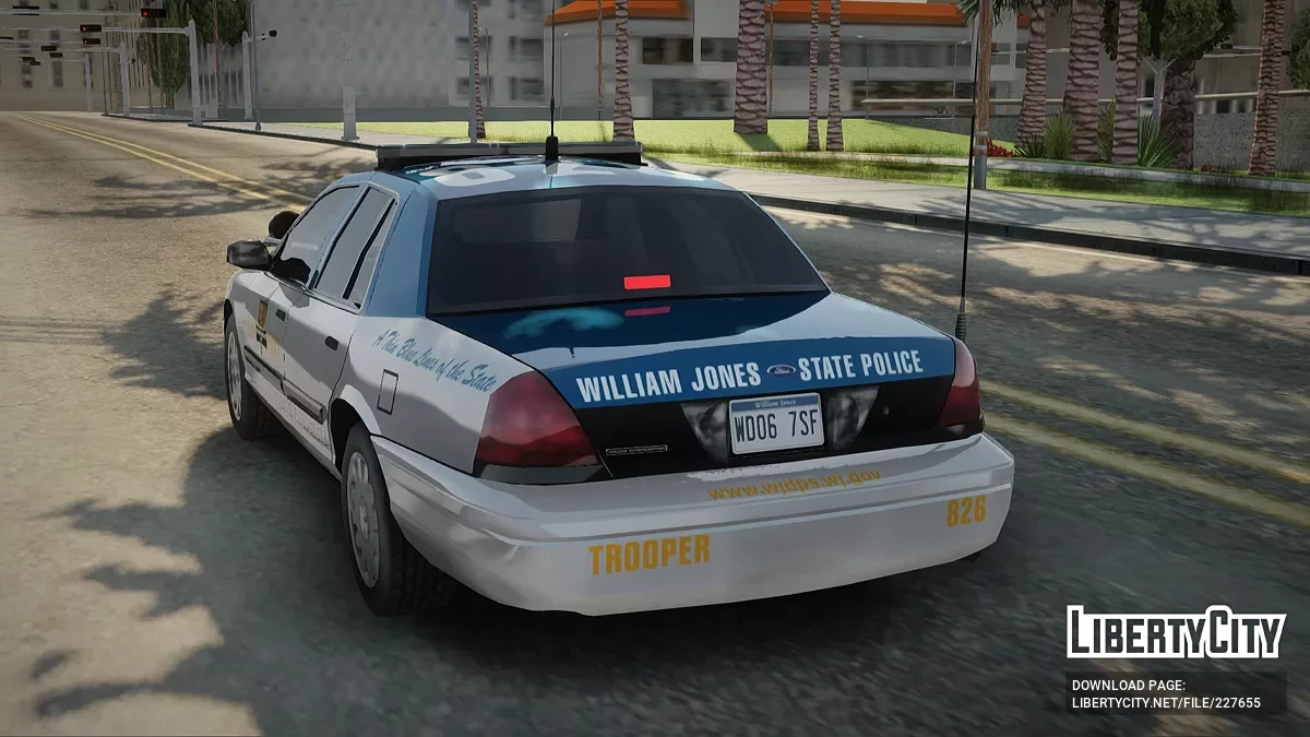 Ford Crown Victoria William Jones Policja Stanowa / GTA San Andreas