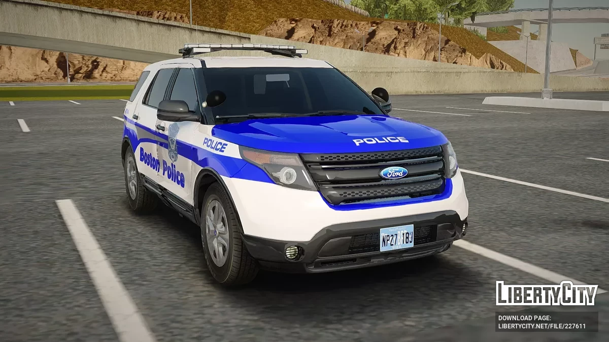 Ford Polis Interceptor Araç Boston Polisi / GTA San Andreas