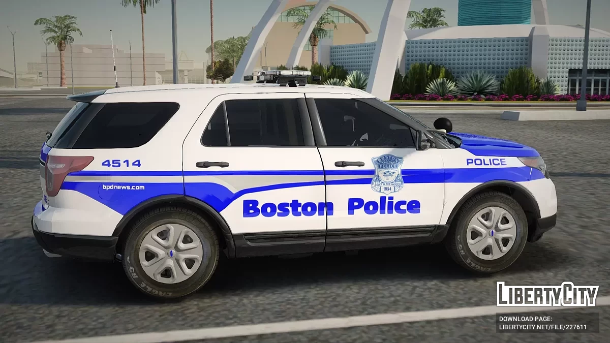 Ford Polis Interceptor Araç Boston Polisi / GTA San Andreas