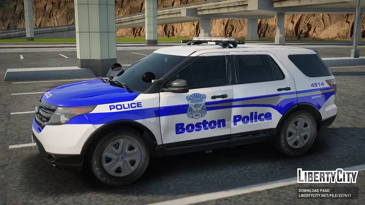 Ford Polis Interceptor Araç Boston Polisi / GTA San Andreas