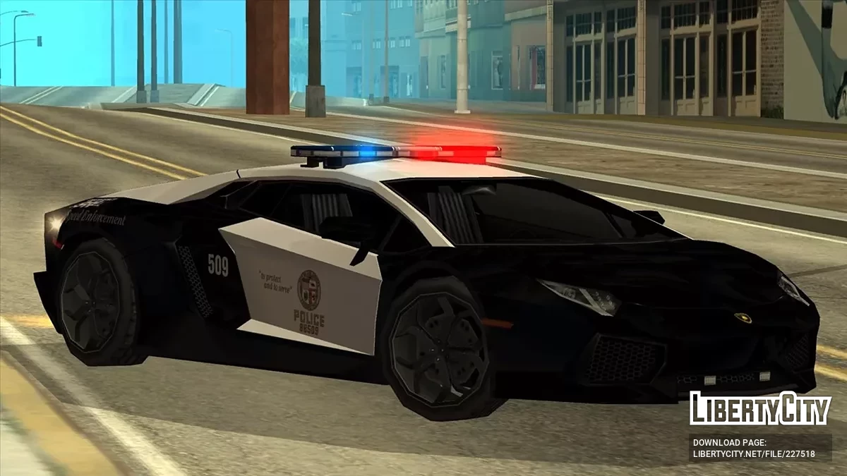Lamborghini Aventador LAPD Pursuit Car x2100 / GTA San Andreas