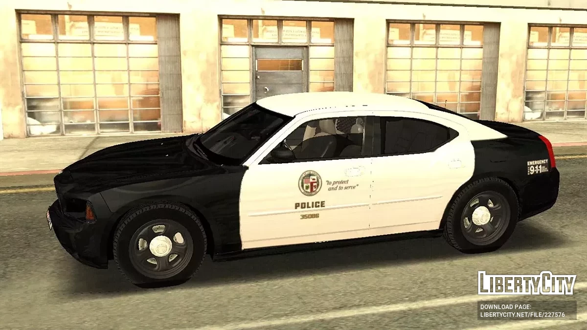 LAPD 2007 Dodge Charger / GTA San Andreas