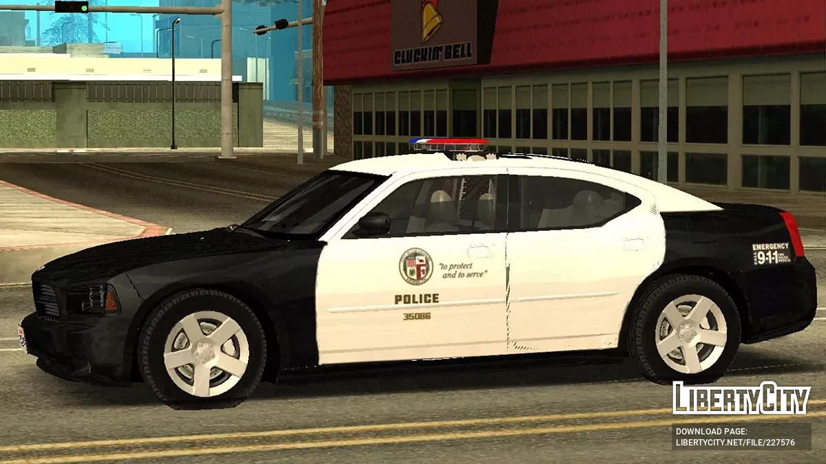 LAPD 2007 Dodge Charger / GTA San Andreas