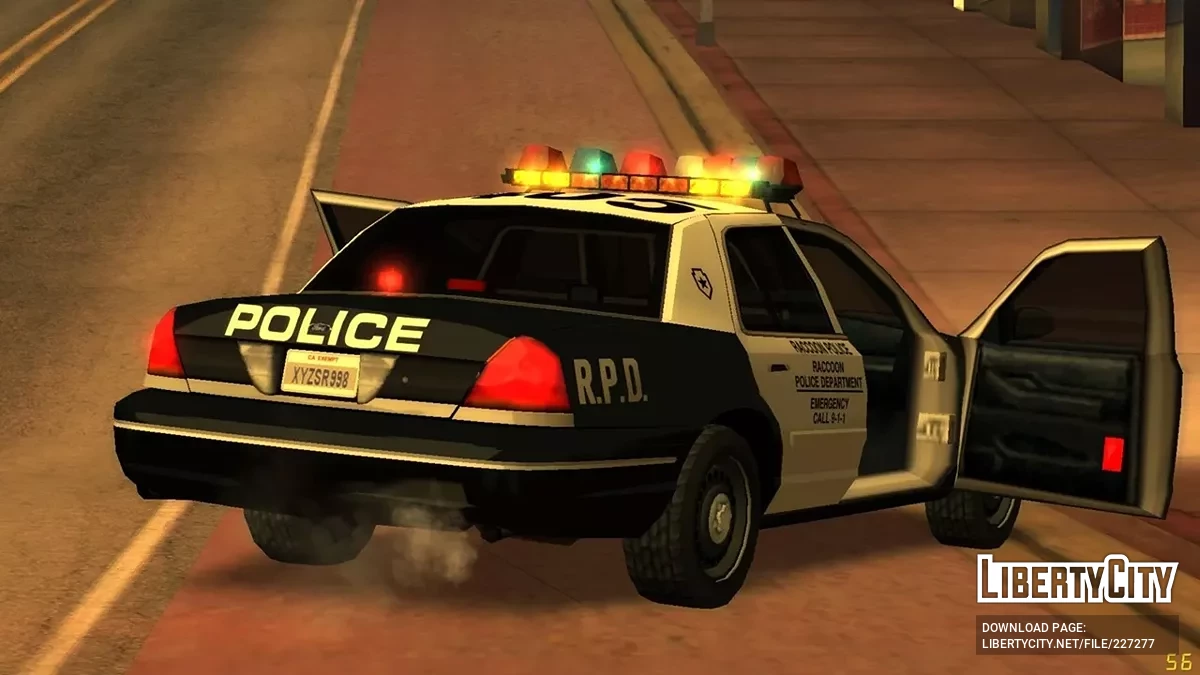 Raccoon City Police Department CVPI 1998 / GTA San Andreas