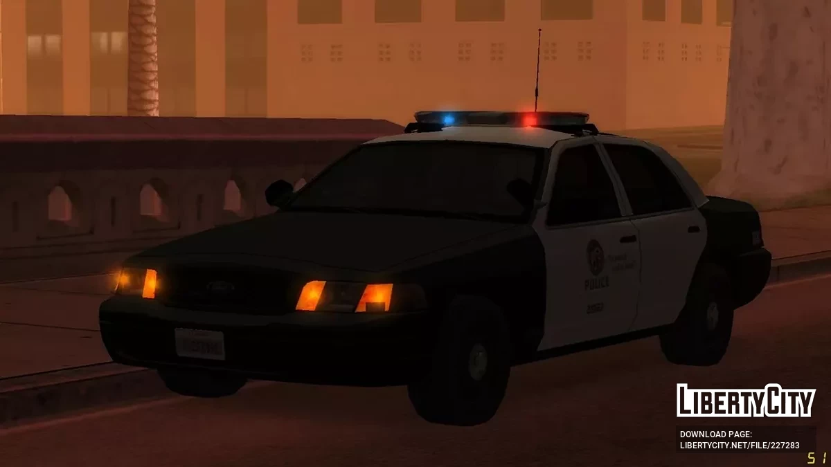 Відновлений CVPI 2011 для патрулювання LAPD / GTA San Andreas