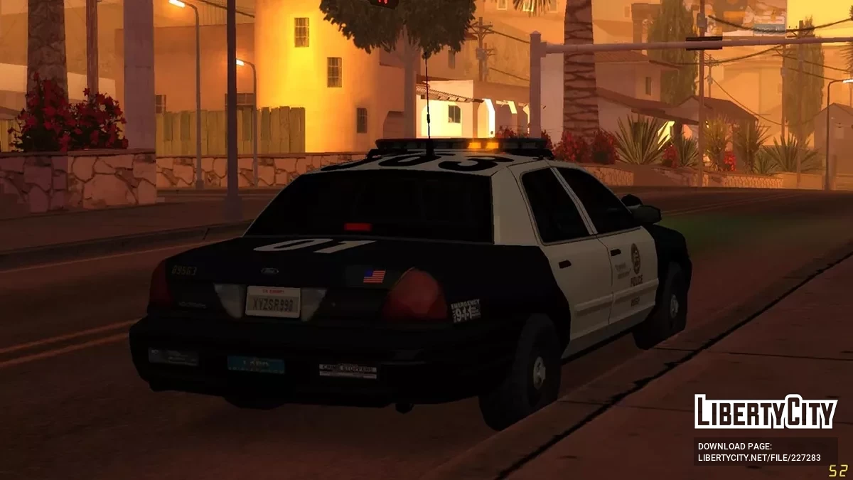 Відновлений CVPI 2011 для патрулювання LAPD / GTA San Andreas