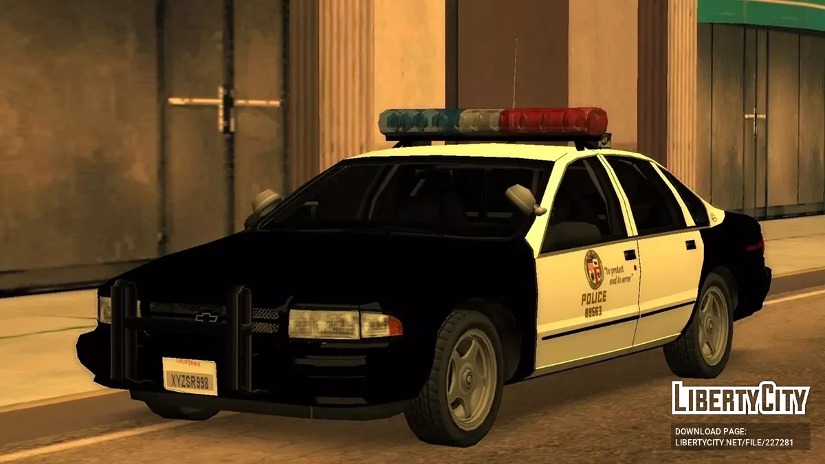 Відновлений Impala 1996 для дорожньої поліції LAPD / GTA San Andreas