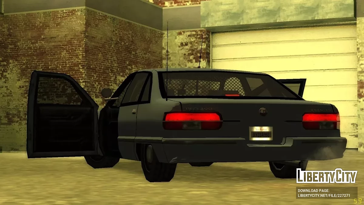 Відновлений 1991 Declasse Premier Поліцейський Крузер / GTA San Andreas