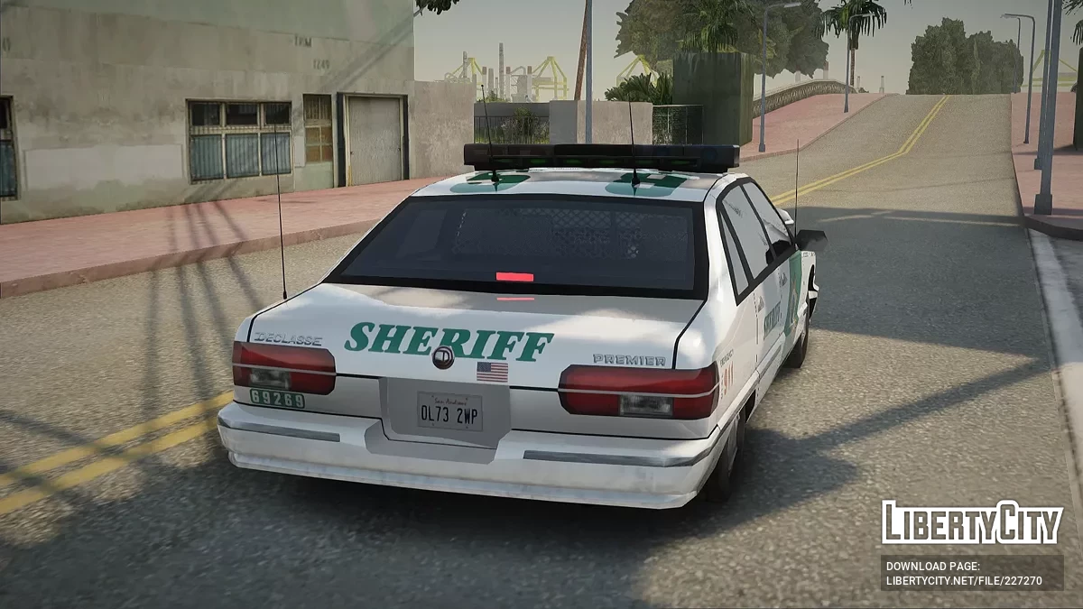 Відновлений 1991 Declasse Premier Tierra Robada County Sheriff Cruiser / GTA San Andreas