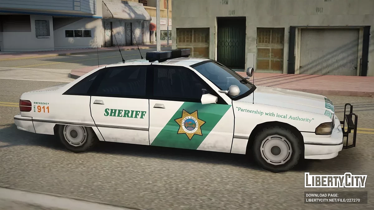 Відновлений 1991 Declasse Premier Tierra Robada County Sheriff Cruiser / GTA San Andreas